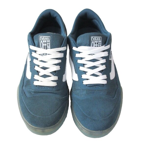 Vans Men's Ave Anthony Van Engelen Skate shoes Teal Blue Green size 8 NIB - Picture 3 of 5